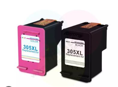 305 XL HP COMPATIBLE PACK 2 CARTOUCHES NOIRES (700 pages) ET COULEURS (350 pages)