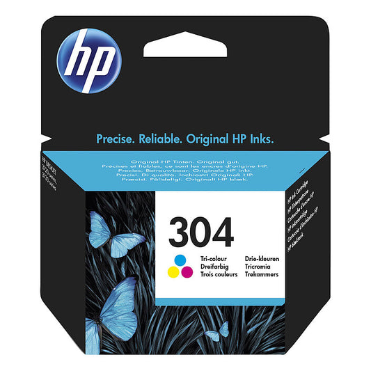 304 HP Couleur ORIGINALE - RENDEMENT JUSQU A 100 PAGES