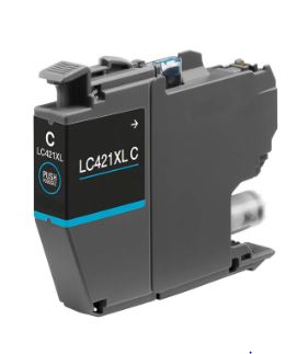 LC421 Brother compatible Cyan - Rendement jusqu'à 500 pages
