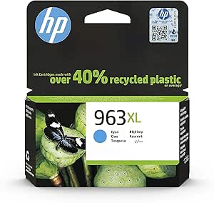 963 XL HP Originale Cyan -rendement jusqu'à 1600 pages