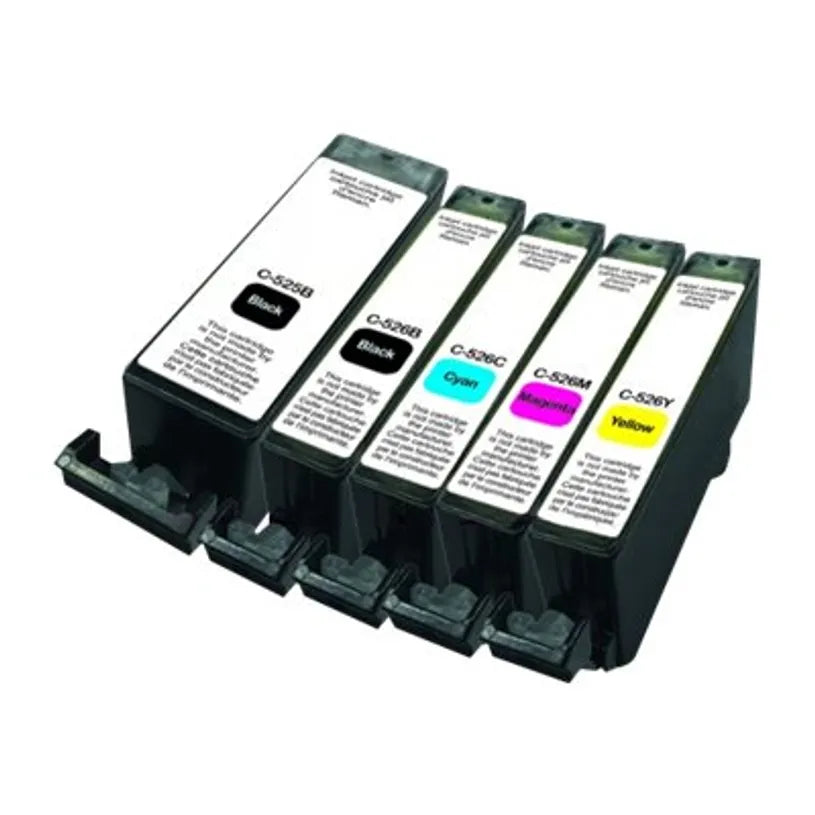 Pack 5 cartouches CANON Compatible PGI-525 - CLI-526 NO NAME