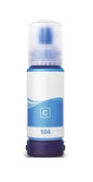 104 Epson CYAN, bouteille d'encre, T00P240