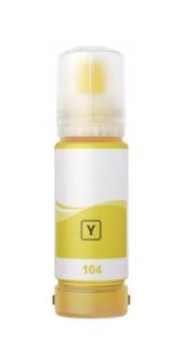 104 Epson JAUNE, bouteille d'encre, T00P440