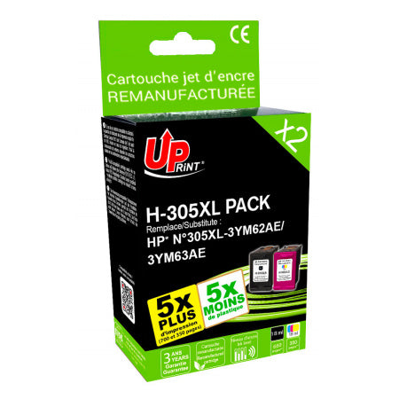 Pack 305XL HP Compatible