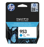 953 HP CYAN ORIGINALE - RENDEMENT JUSQU'A 630 PAGES