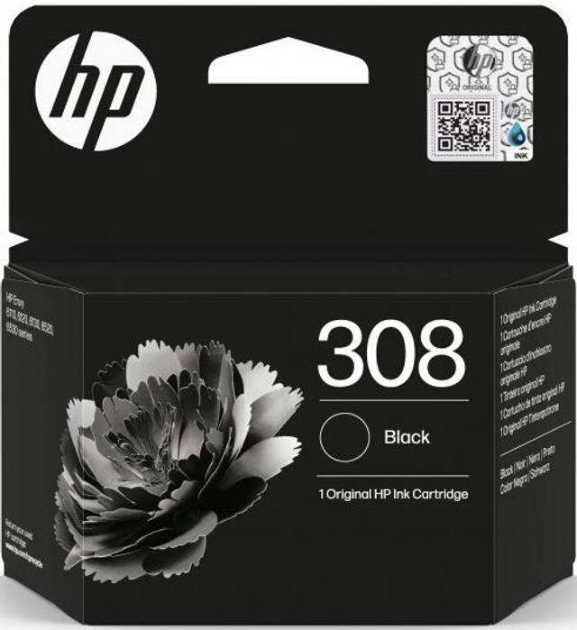 308 HP NOIRE ORIGINAL, RENDEMENT JUSQU A 160 PAGES