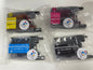 Pack 4 couleurs Lc1220 1240 1280 - brother   compatible