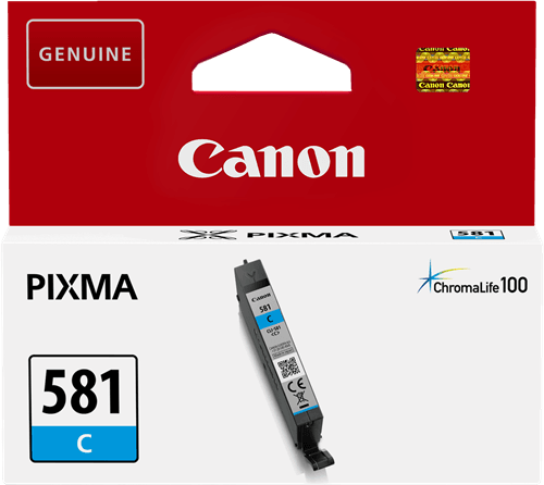 581 CANON ORIGINALE CARTOUCHE CYAN 5,6ml